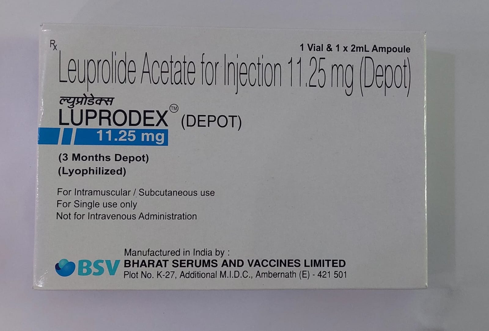 LUPRODEX DEPOT 11.25 MG