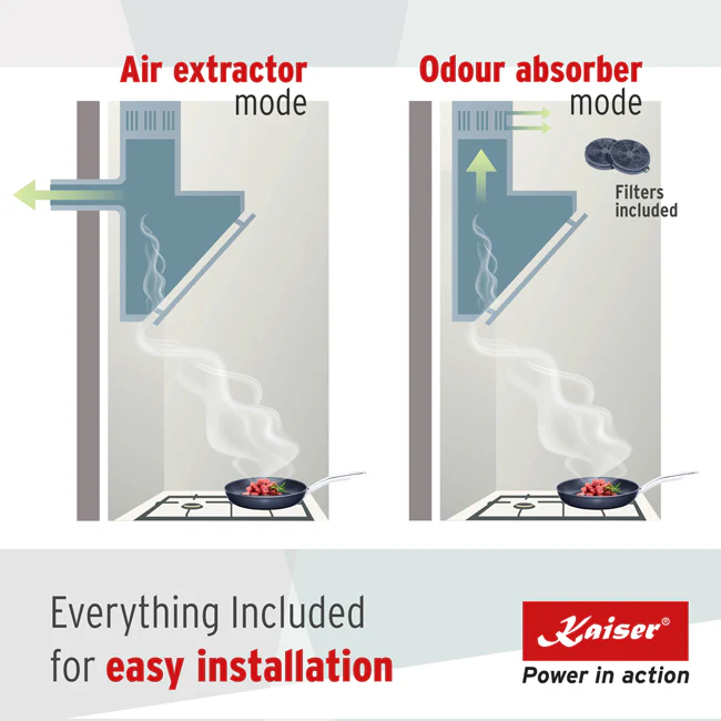 Hotte de cuisson Avantgarde Pro 60cm Touch Free.