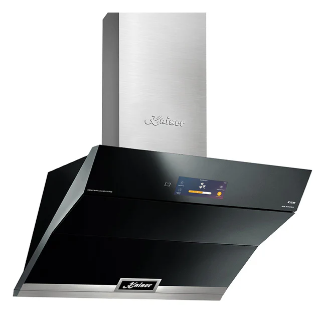 Hotte de cuisson La Perle 90cm avec écran TFT (noir)