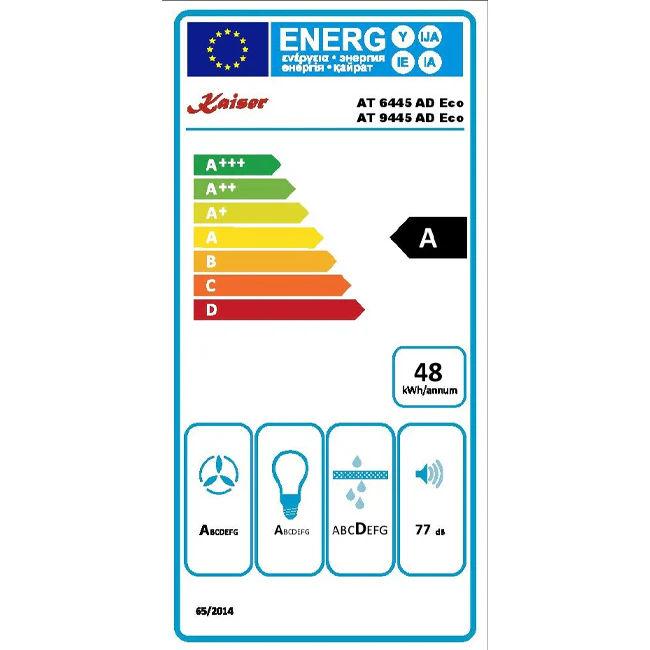 Hotte cheminée Art Déco 90cm (noir)