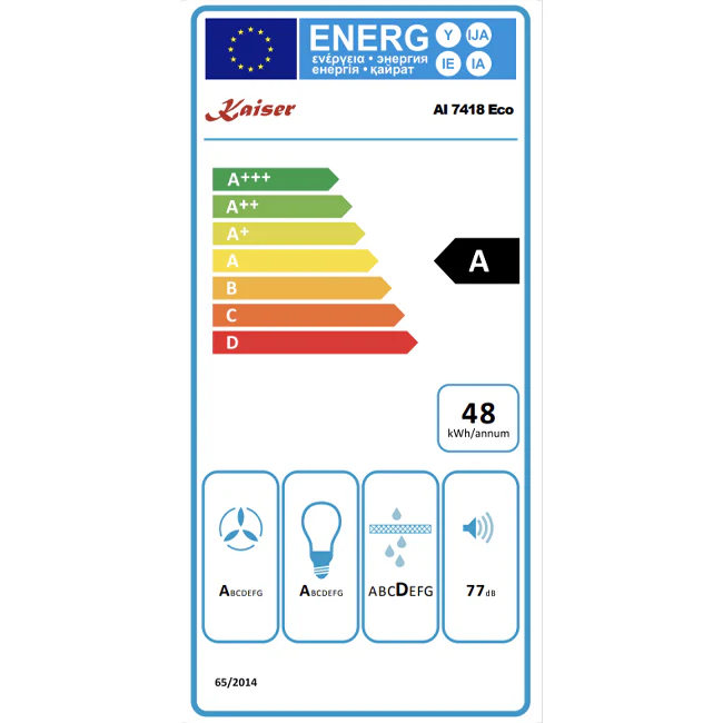 Hotte îlot Avantgarde Pro 70cm (noir)