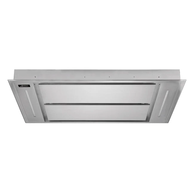 Plafonnier de cuisine îlot encastrable Avantgarde Pro 110cm (Acier)