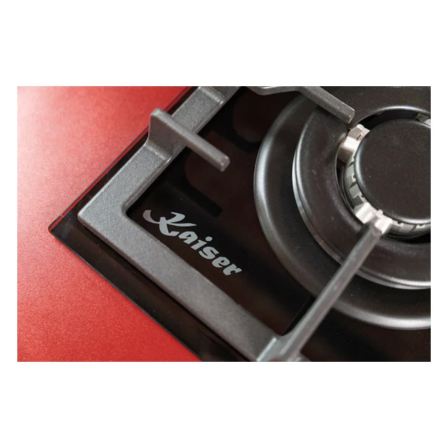 Table de cuisson à gaz Grand Chef Turbo (verre noir)