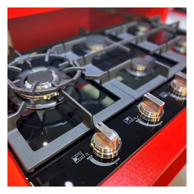 Table de cuisson à gaz Avantgarde Pro 86 cm (noir)