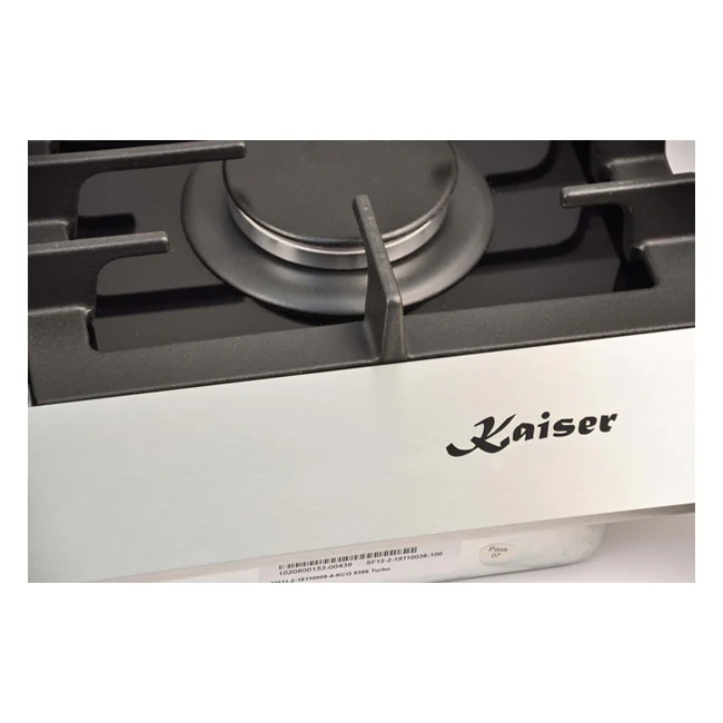 Table de cuisson à gaz Avantgarde Pro 86 cm Turbo (noir)