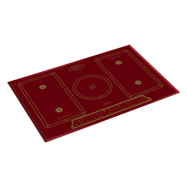 Empire Table de Cuisson à Induction 77cm (Rouge Bordeaux)