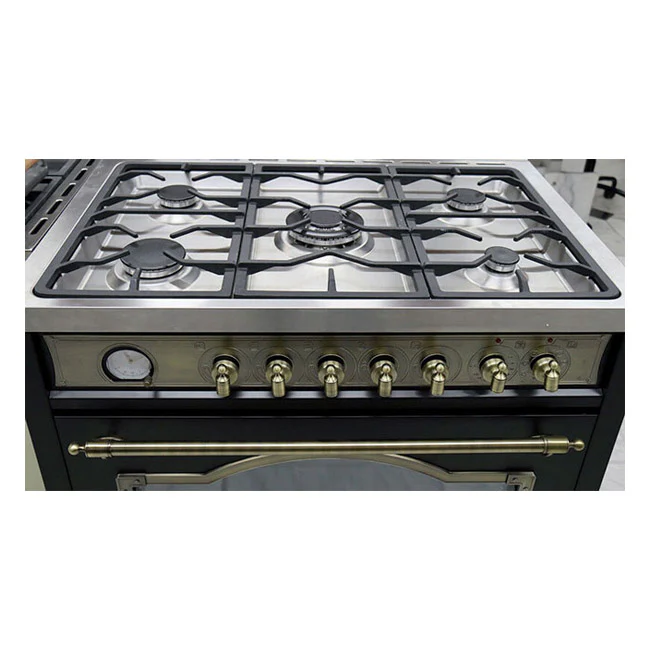Cuisinière mixte Empire 90 cm (Noir)