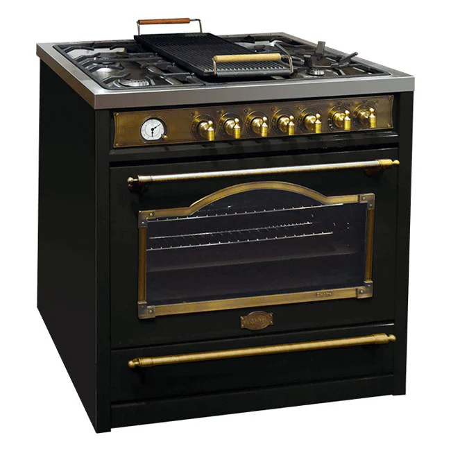 Cuisinière mixte Empire 90 cm (Noir)