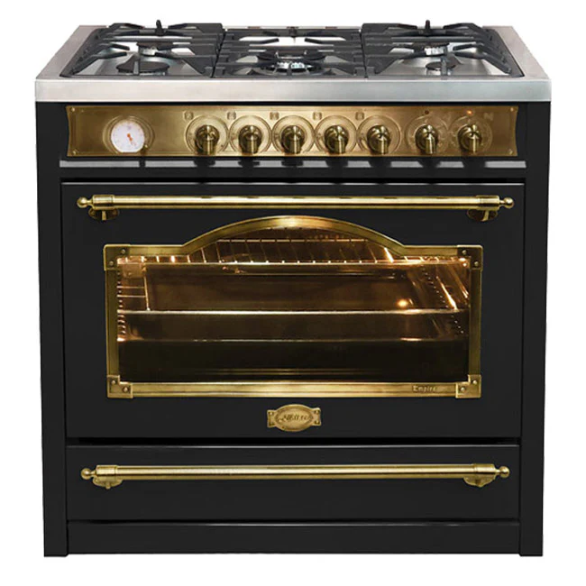 Cuisinière mixte Empire 90 cm (Noir)
