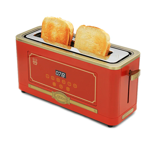 Empire Grille-pain Électrique Vintage (Rouge Bordeaux)