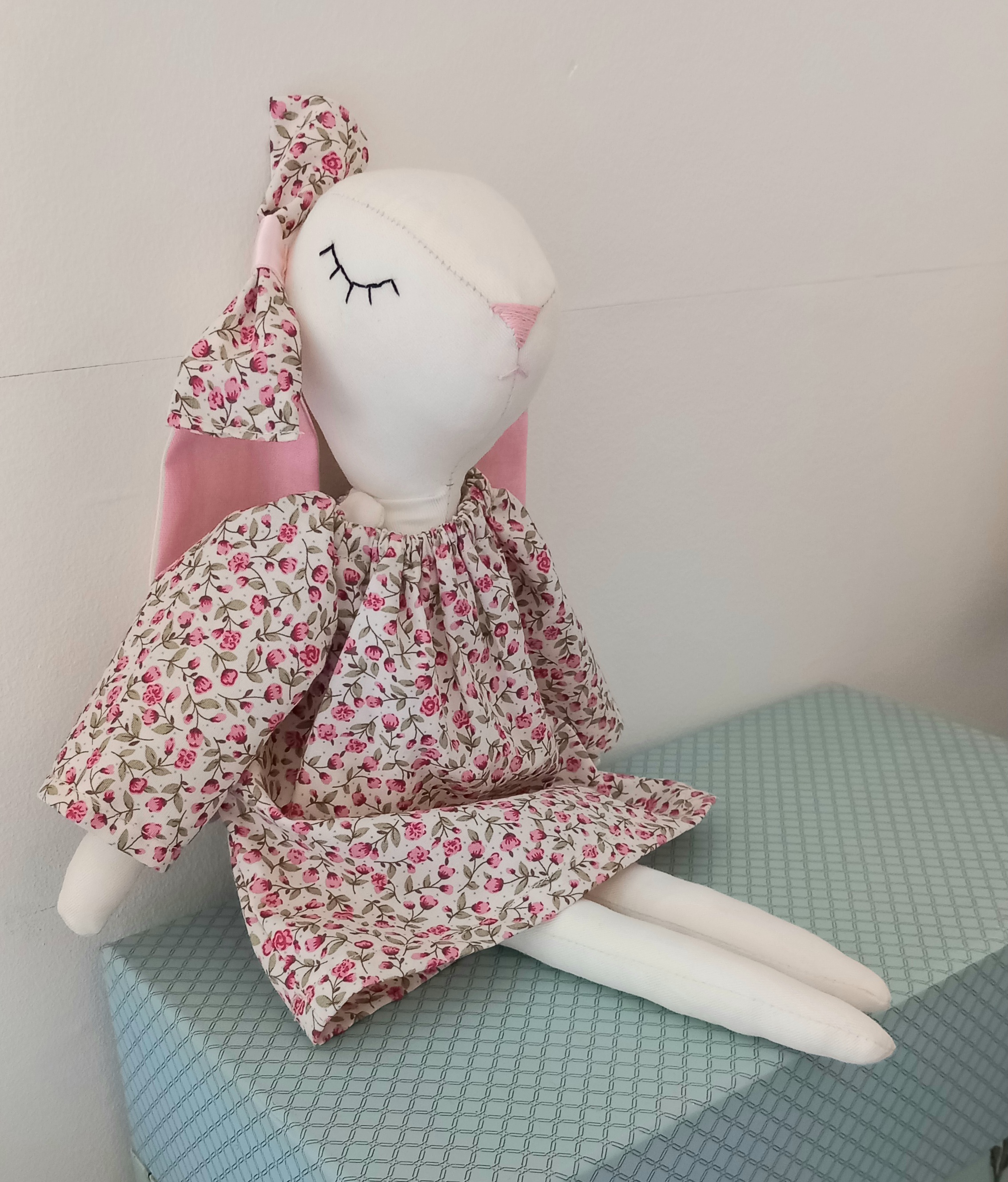 Lullaby Bunny Pattern & Tutorial 14inch PDF Download