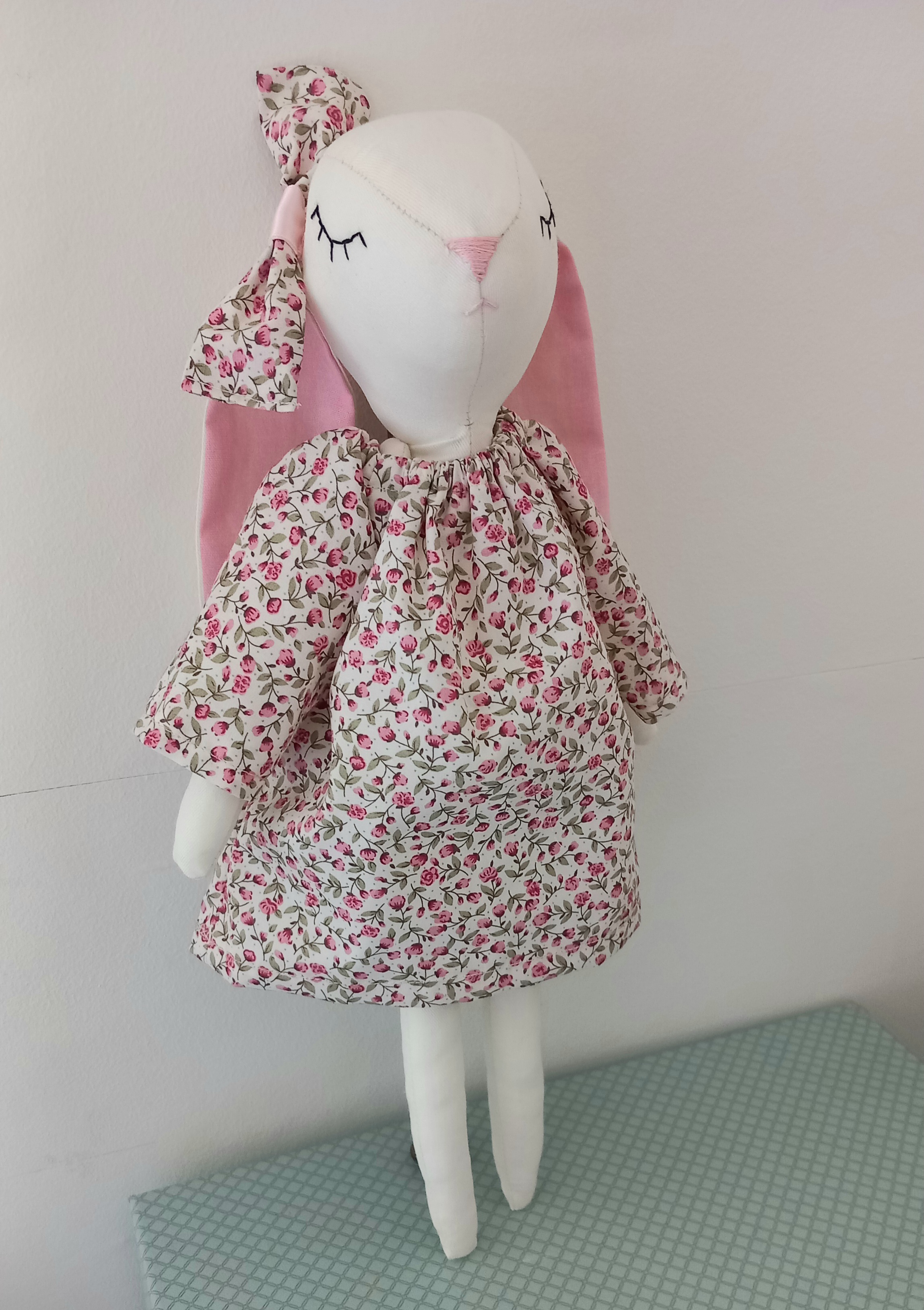 Lullaby Bunny Pattern & Tutorial 14inch PDF Download