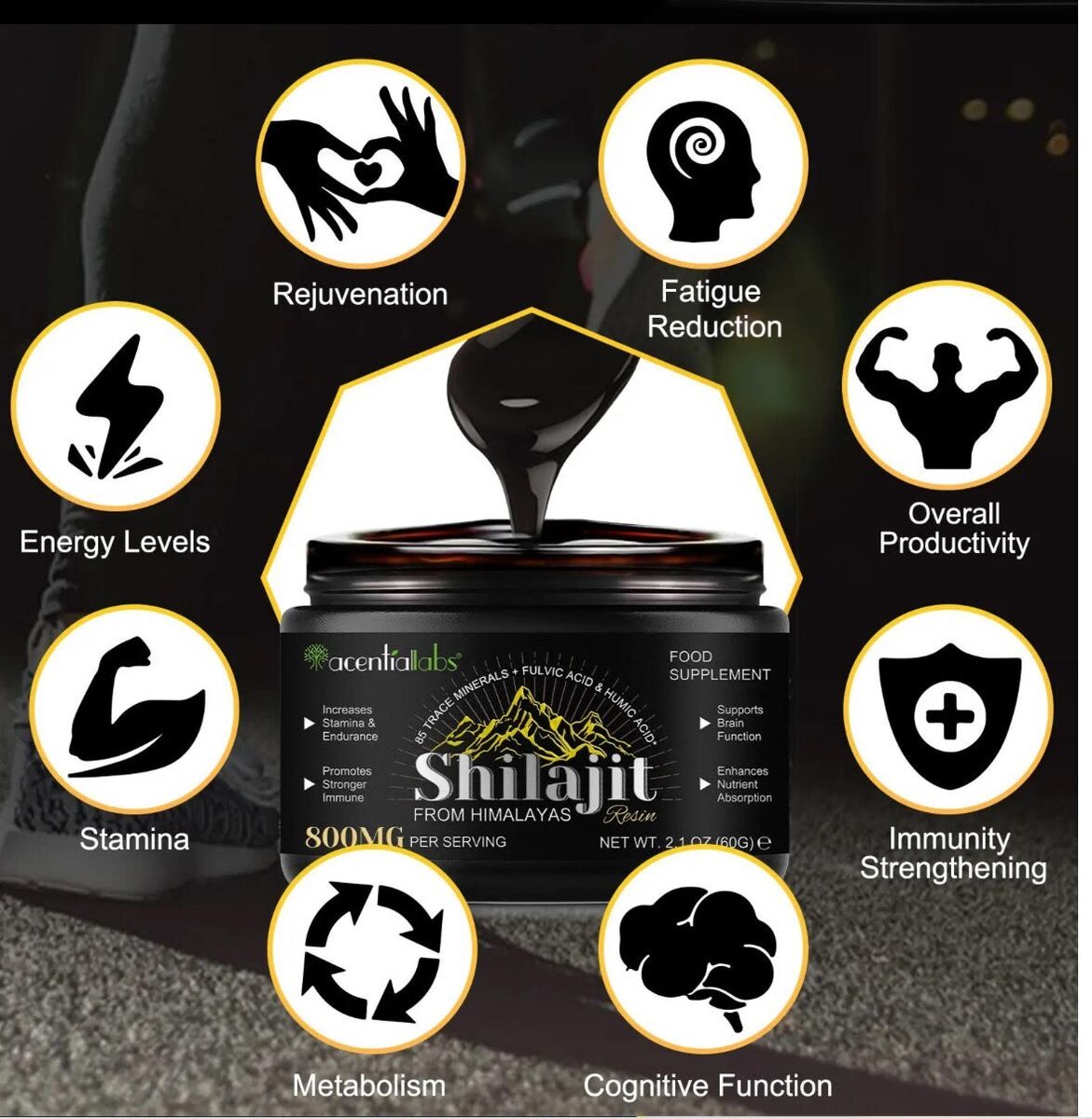 Shilajit de l’Himalaya