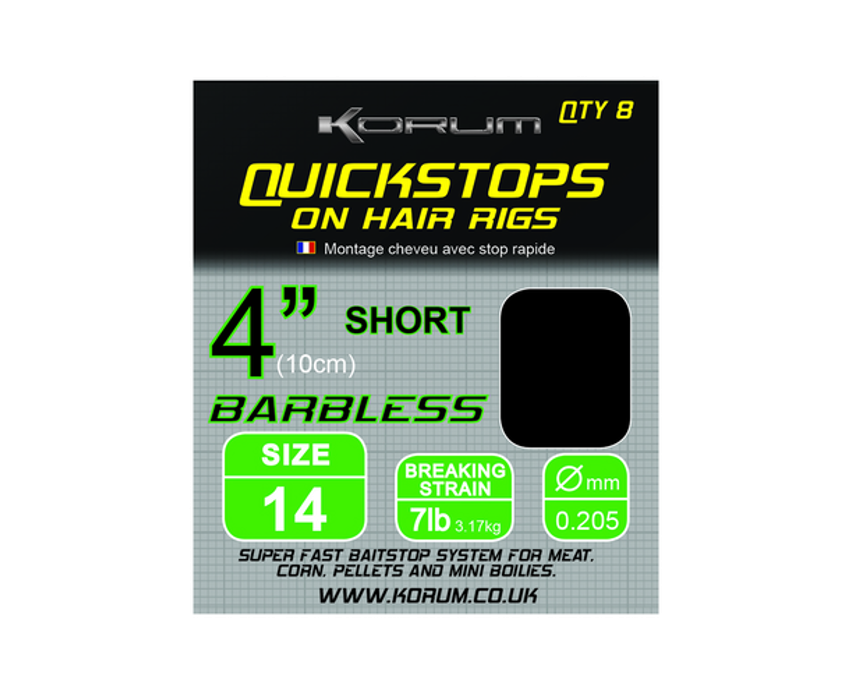KORUM - QUICKSTOPS ON HAIR RIGS