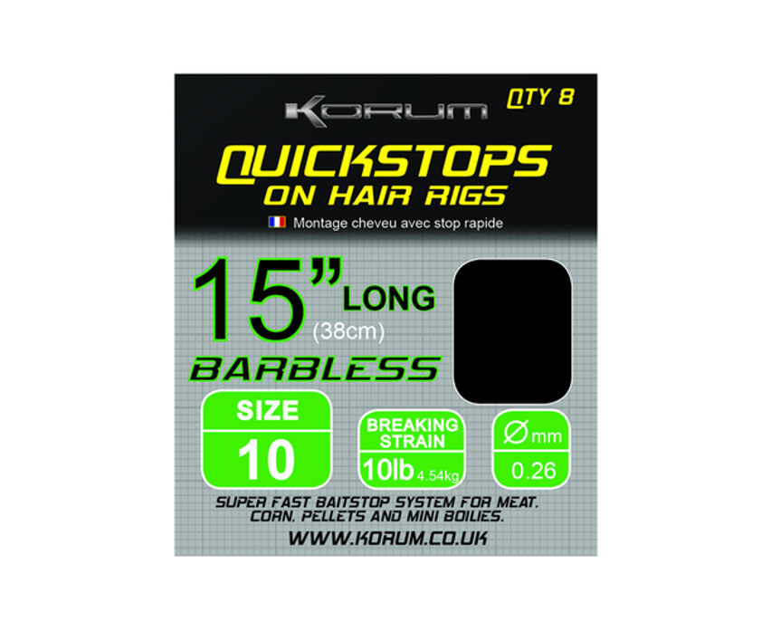 KORUM - QUICKSTOPS ON HAIR RIGS