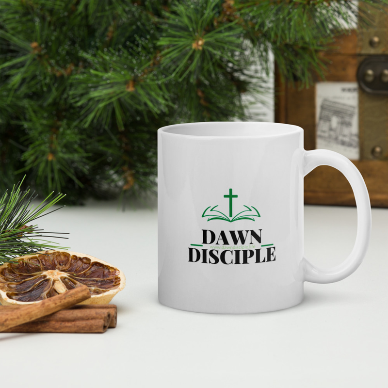 Dawn Disciple - White glossy mug