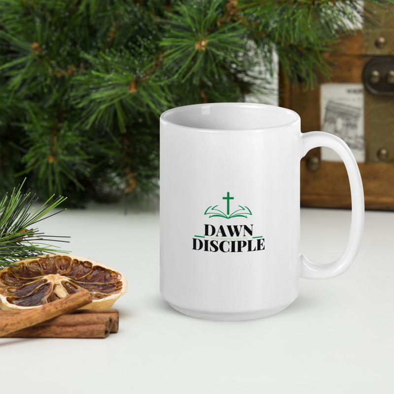Dawn Disciple - White glossy mug