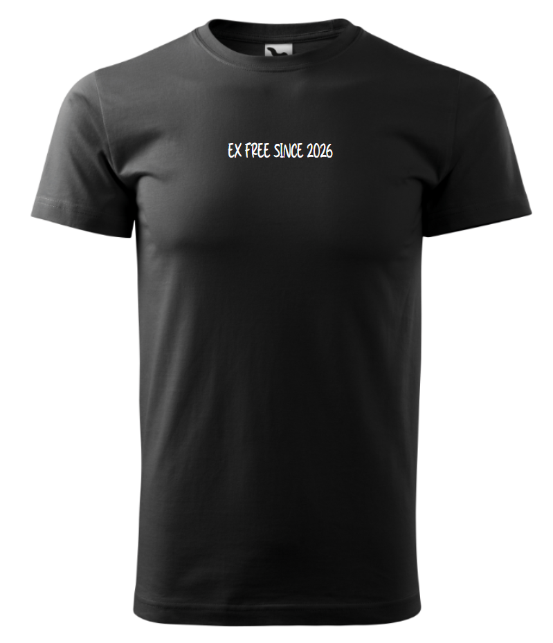 Marškinėliai Ex free since 2026
