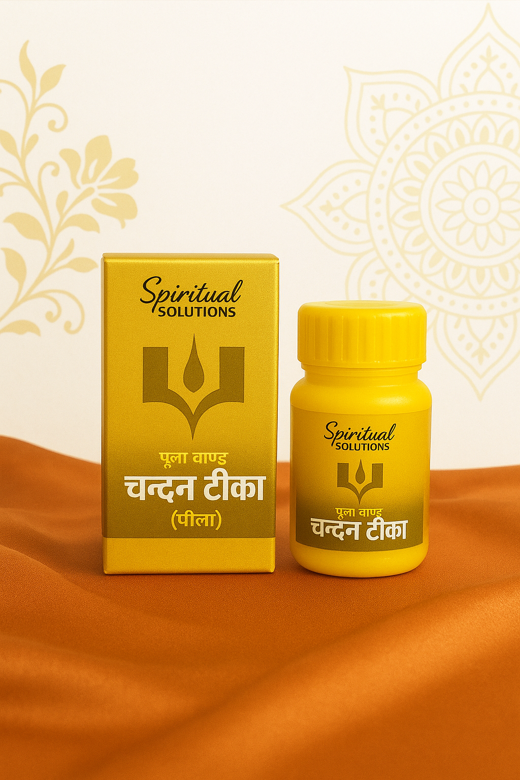 Spiritual Solutions Chandan Tika (Yellow)
