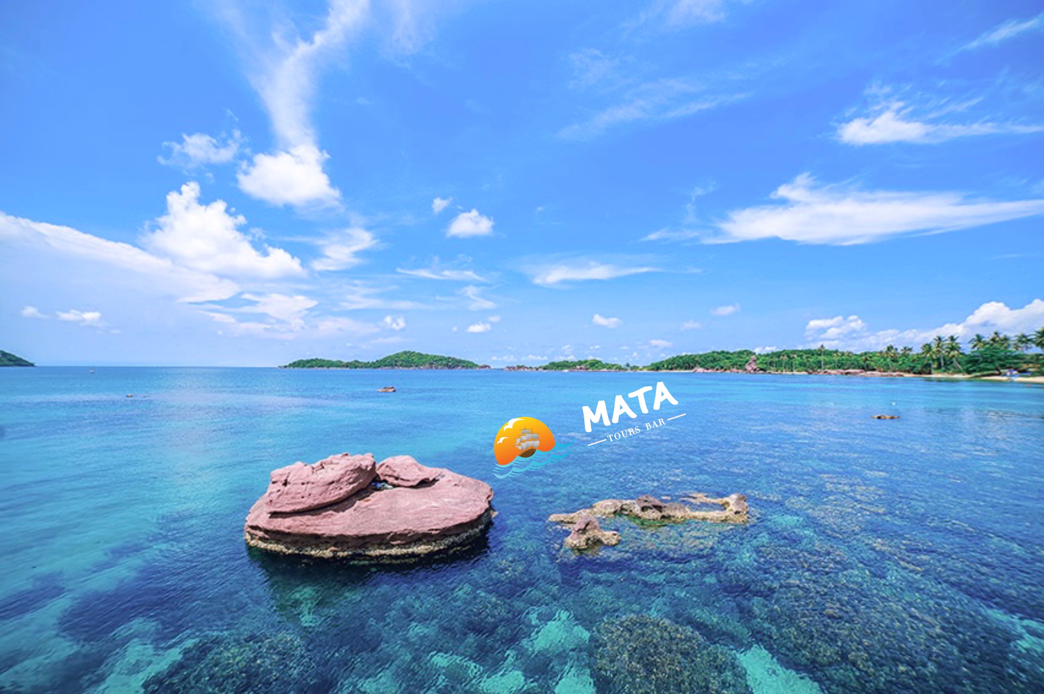 Tour 3 đảo theo đoàn mỗi ngày "  20 đến 30 khách "
