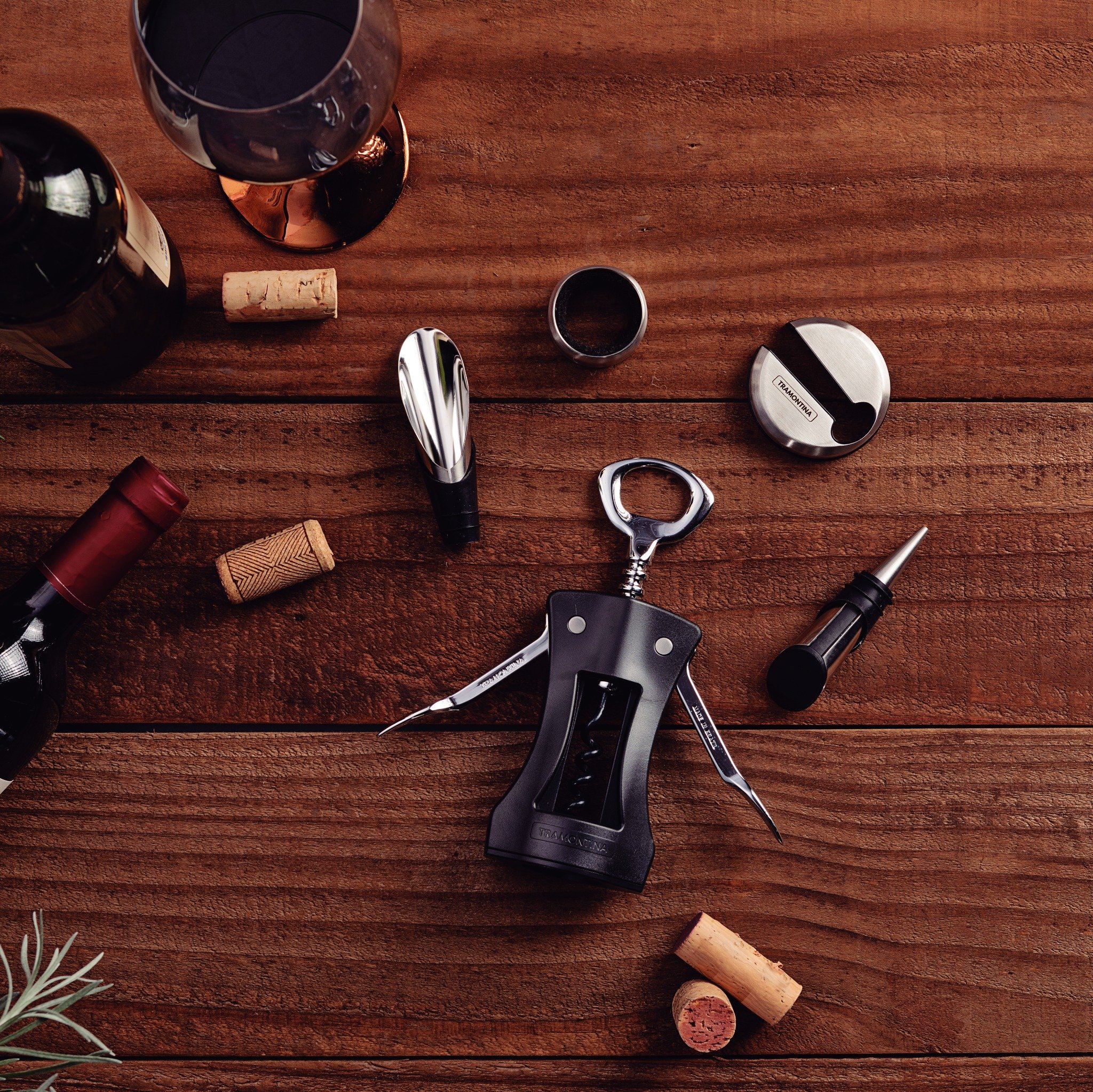 Tramontina Harmoniza 五件式紅酒開瓶工具組｜巴西製造