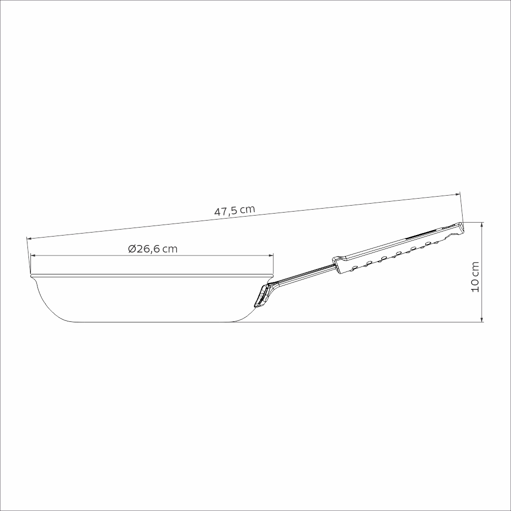 Tramontina 不沾鍋25cm｜烤箱可用｜紐時推薦｜巴西製