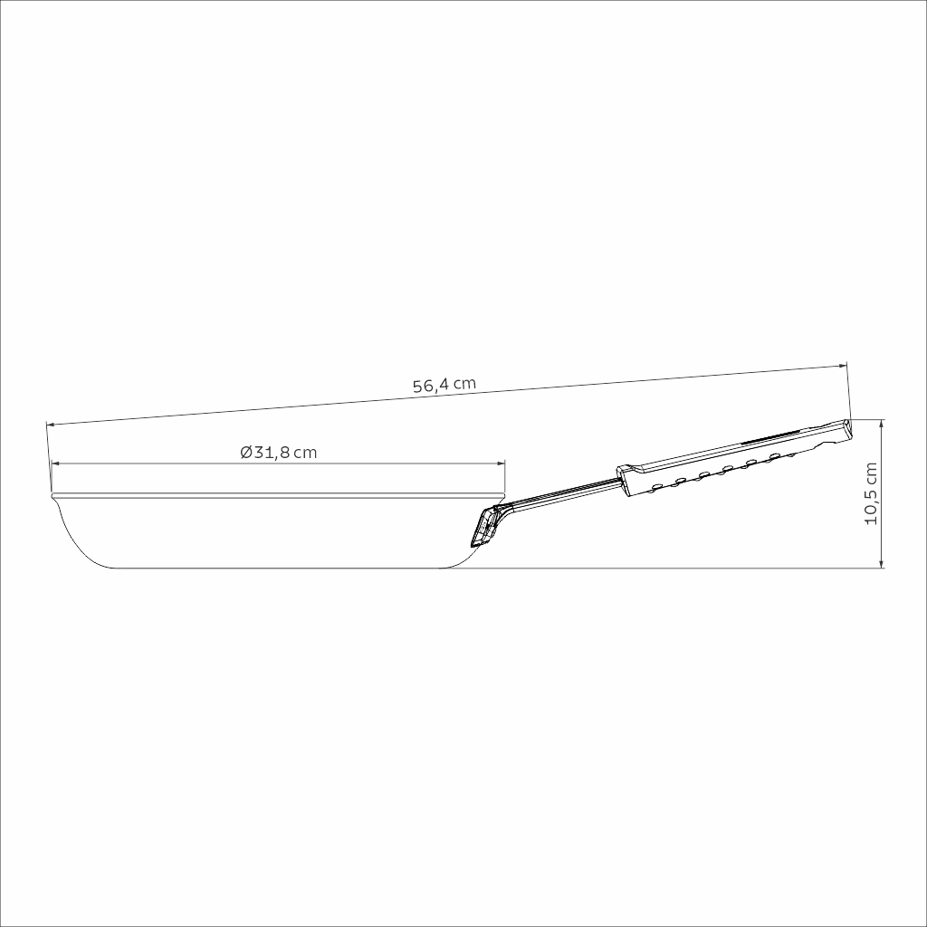Tramontina 不沾鍋30cm｜烤箱可用｜紐時推薦｜巴西製