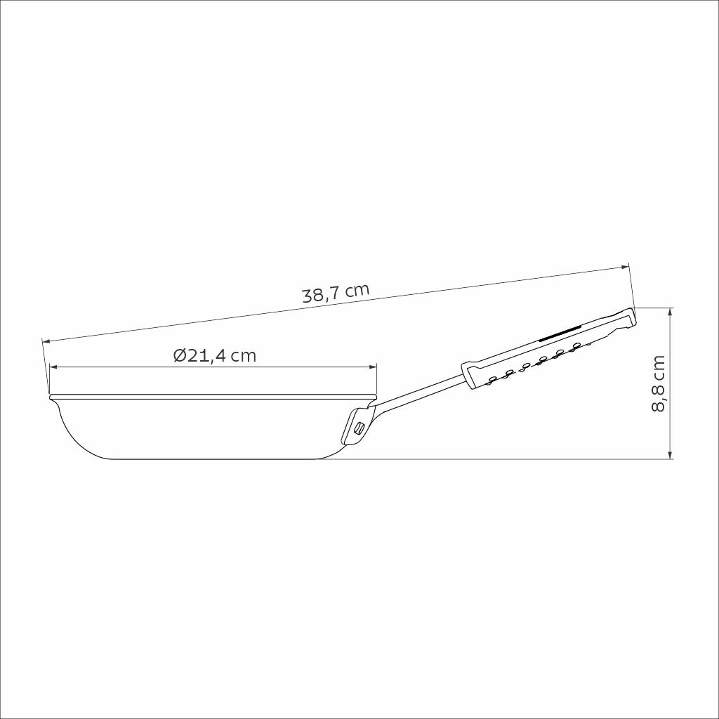 Tramontina 不沾鍋20cm｜烤箱可用｜紐時推薦｜巴西製
