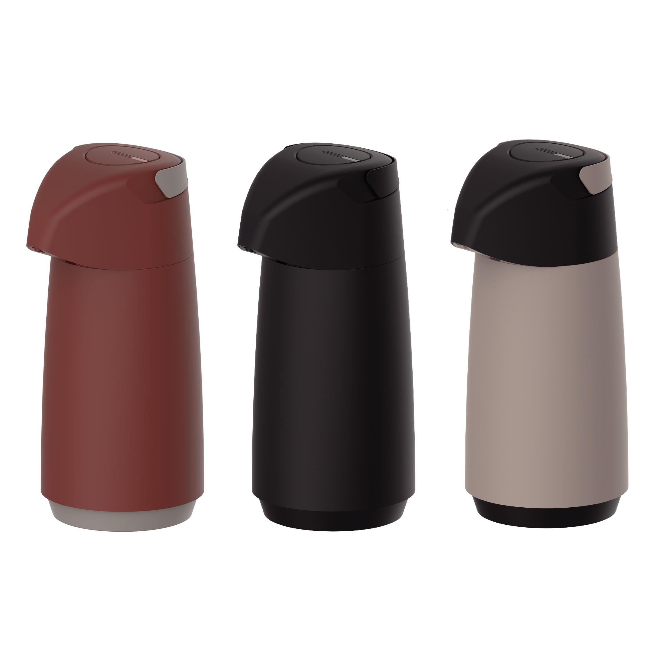 Tramontina Exata 1L玻璃內膽保溫壺｜三色可選｜BPA Free｜巴西製造