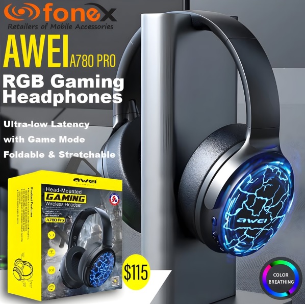 Awei A780 Pro RGB Gaming Headphones