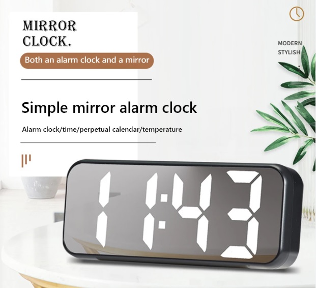Simple Mirror Alarm Clock