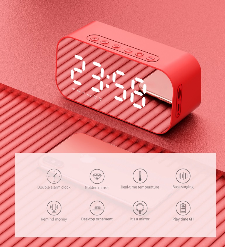 Simple Mirror Alarm Clock