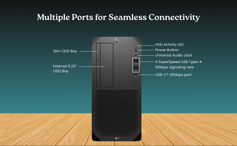 HP Tower Desktop Z2 PC