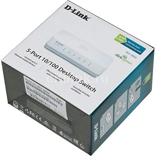 Switch D-Link  5-Port 10/100 Mbps Unmanaged Desktop Switch