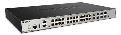 Switch D-Link  28-Port Layer 3 Stackable Managed PoE Gigabit Switch