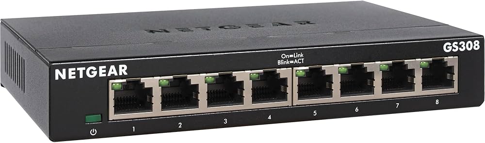 Switch Netgear 8-Port Unmanaged Gigabit Ethernet Switch