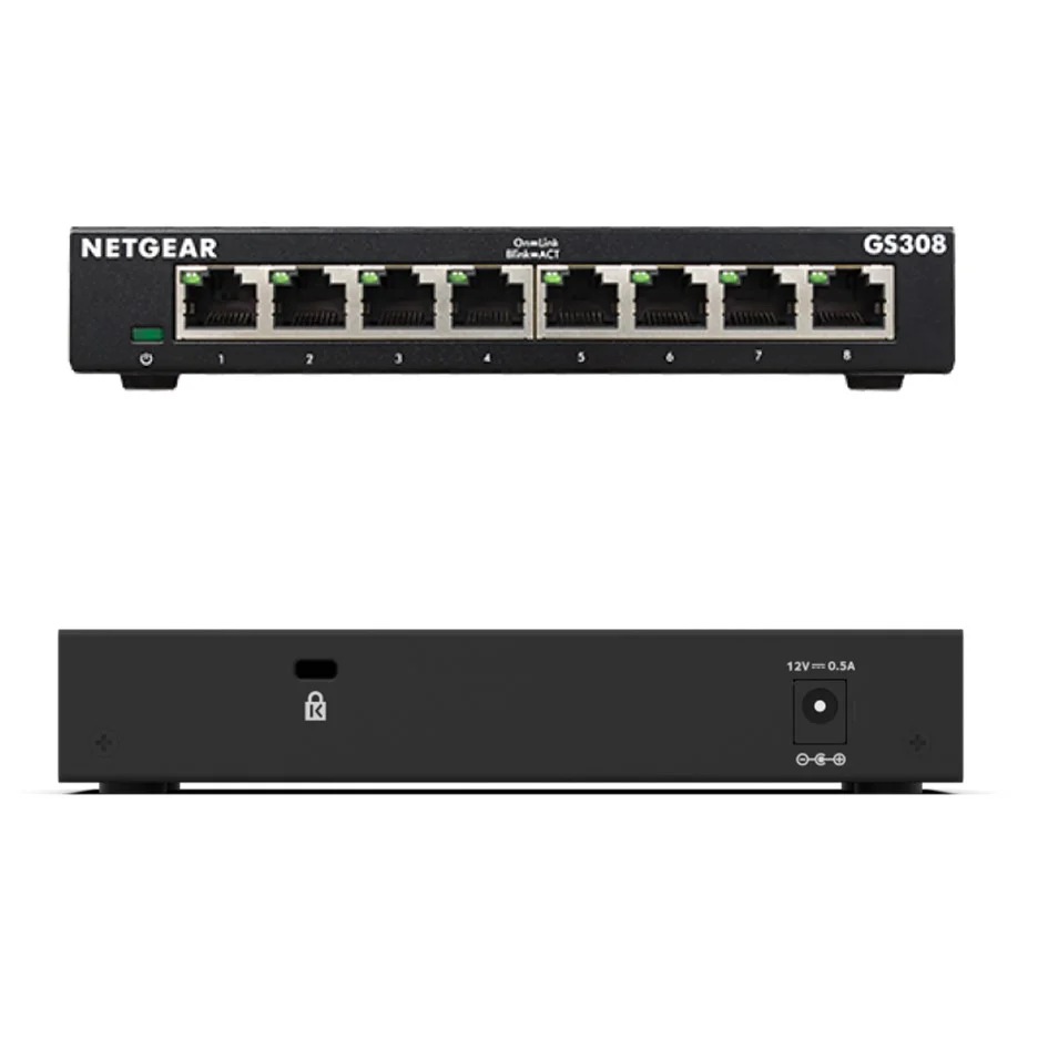 Switch Netgear  8-Port Unmanaged Gigabit Ethernet Switch