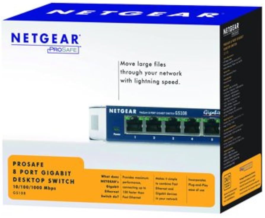 Switch Netgear  8-Port Gigabit Switch