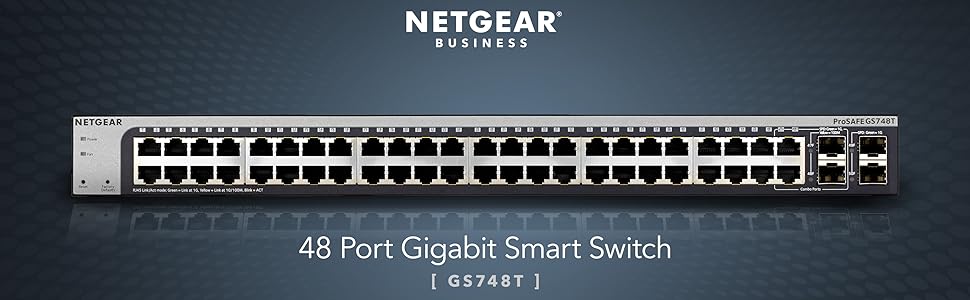 Switch NETGEAR  48-Port Gigabit Smart Switch