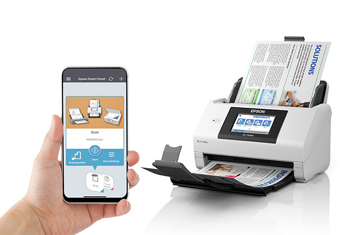 Epson WorkForce Wireless Network Colour Document Scanner