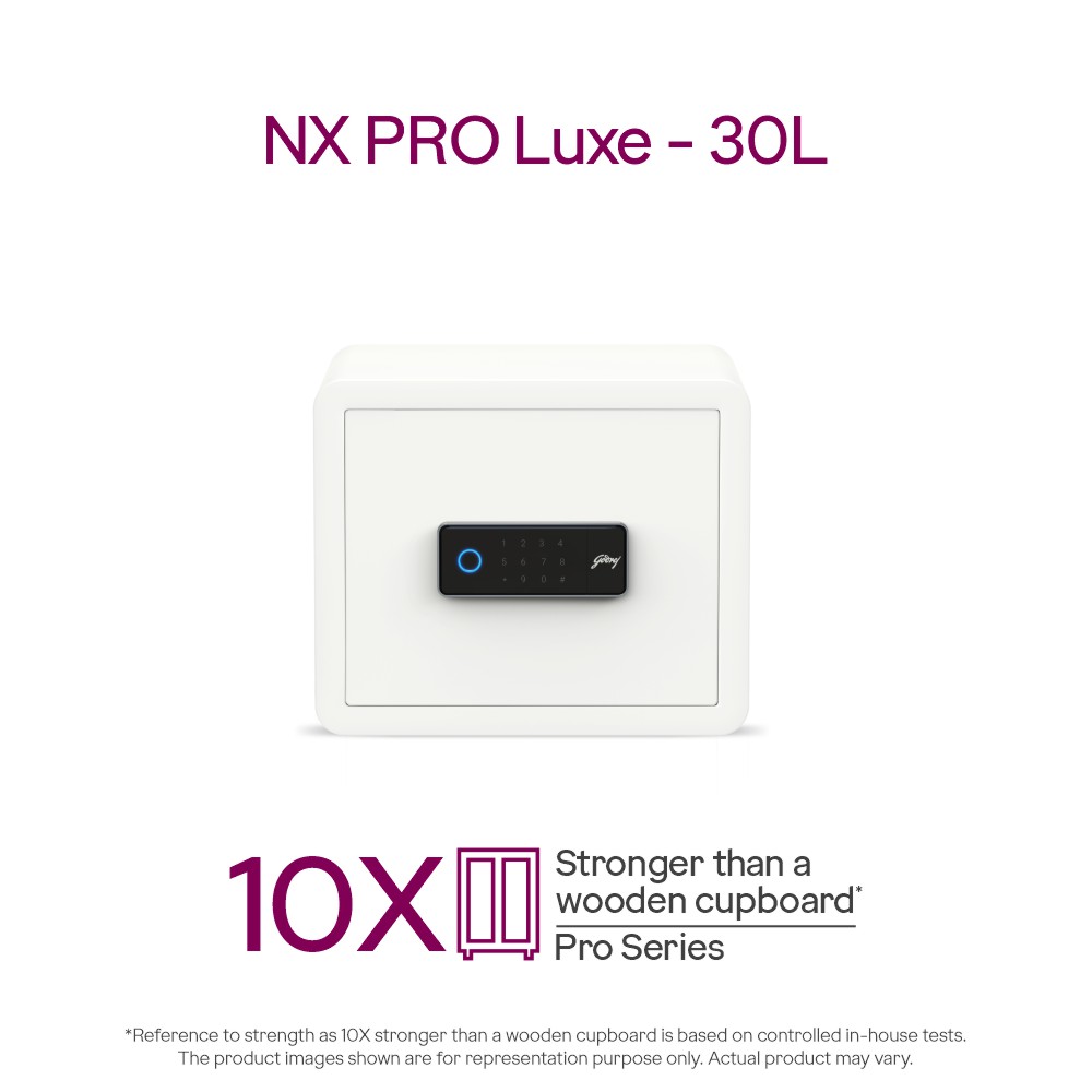Godrej Home Locker NX PRO Luxe Digi + Bio 30L