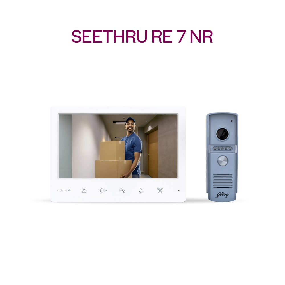 Godrej Video Door Phone Seethru RE 7 NR