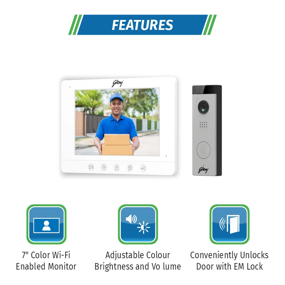 Godrej Video Door Phone VDP SeeThru 7 Pro