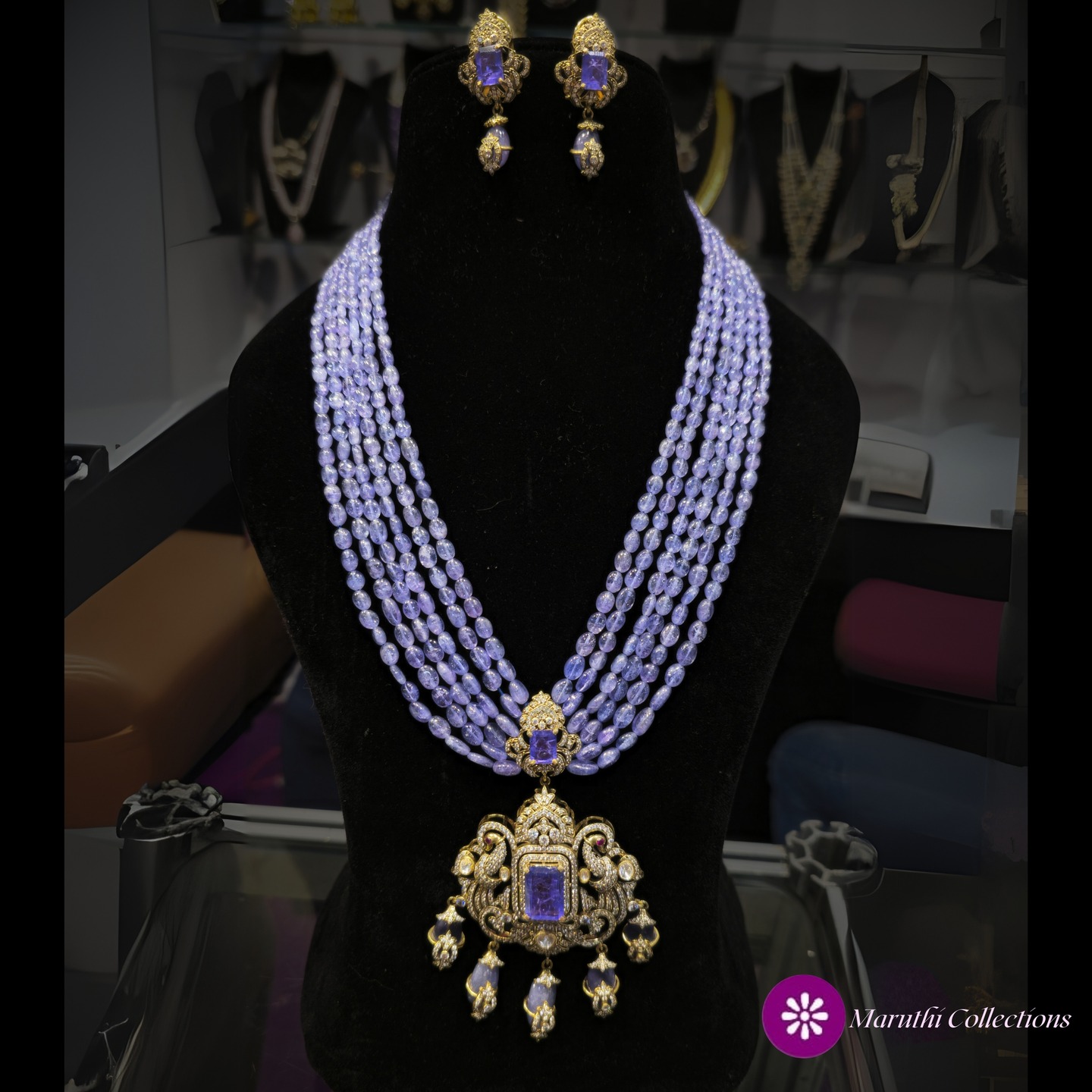 Elegant Beaded Necklace Set