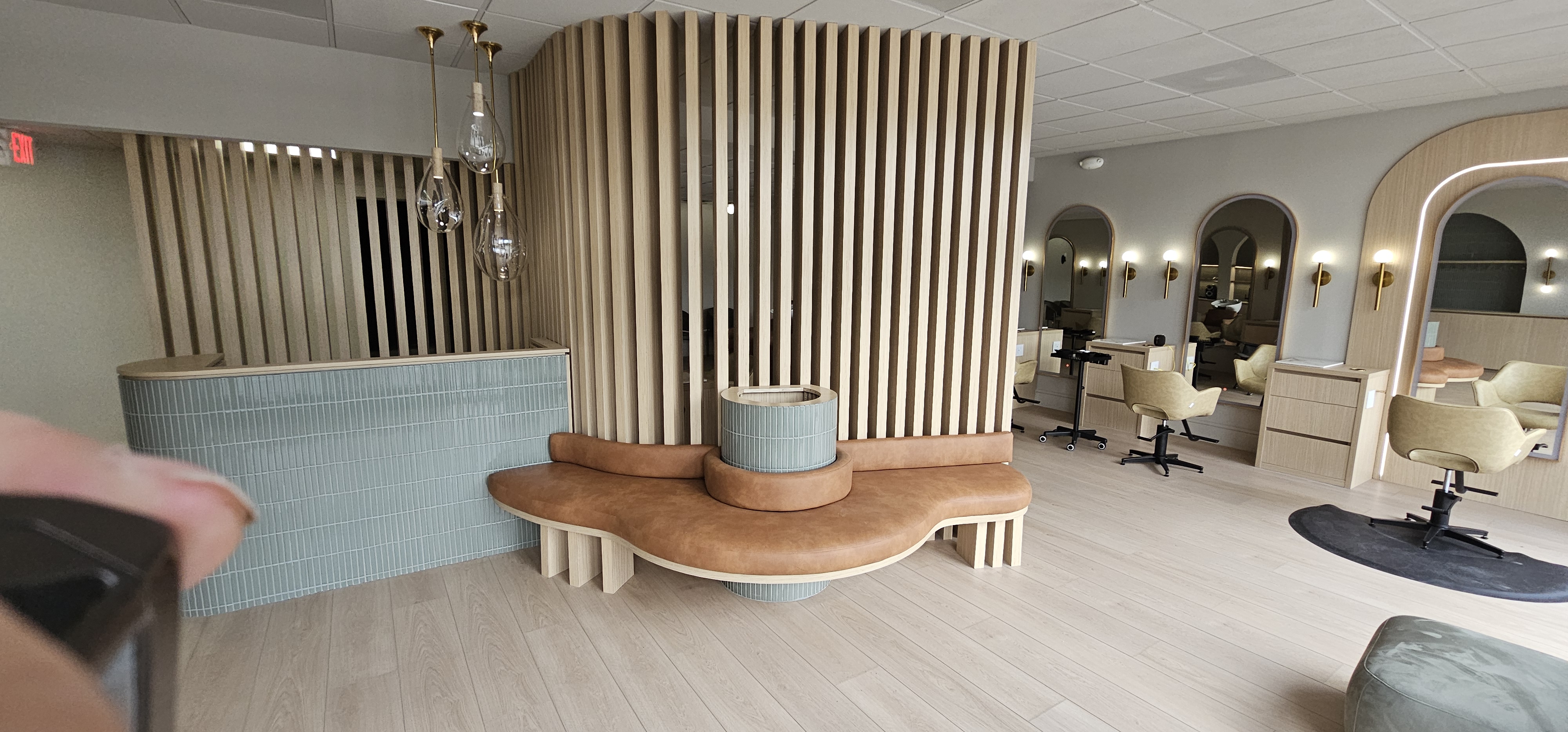 Modern Office Reception Desk