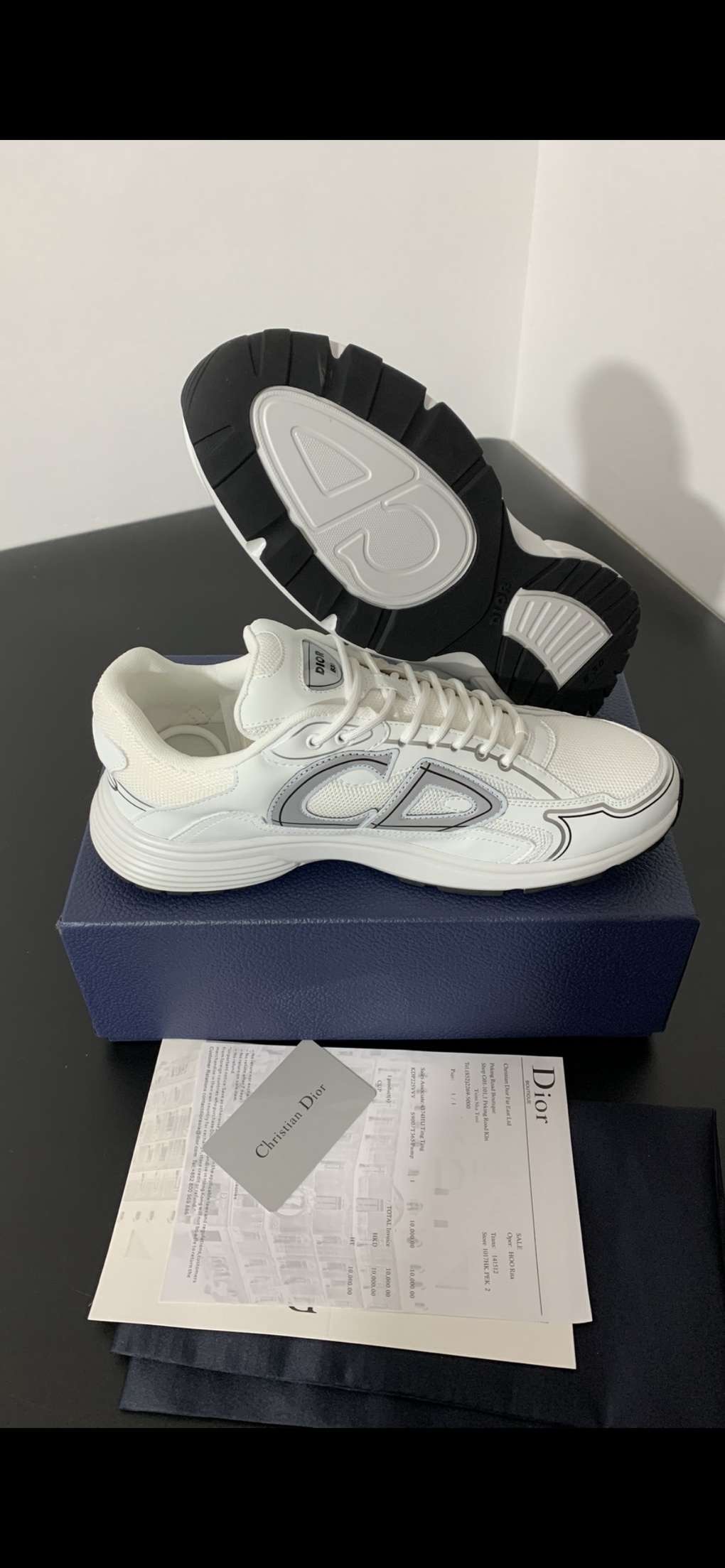 Dior B30 'White Mesh and White Technical Fabric'