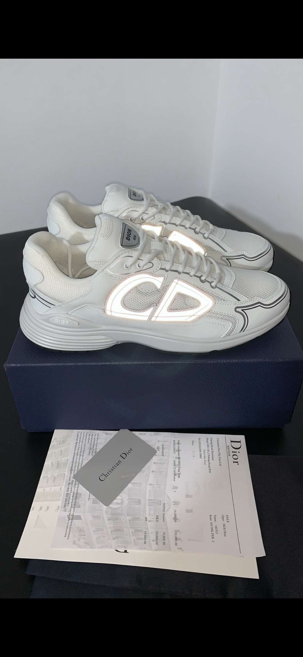 Dior B30 'White Mesh and White Technical Fabric'