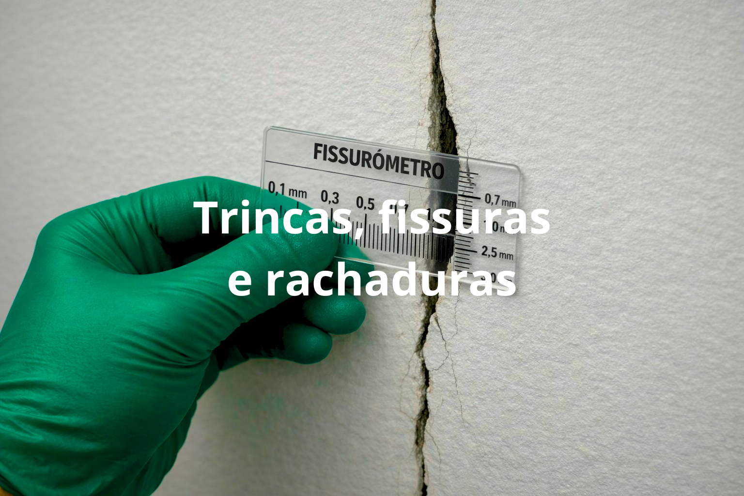 Trincas, fissuras e rachaduras