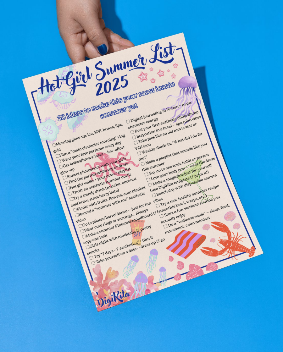 Hot Girl Summer List 2025 Poster