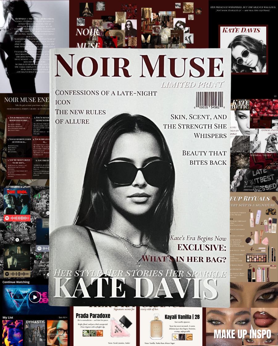 Noir Muse Magazine Template 